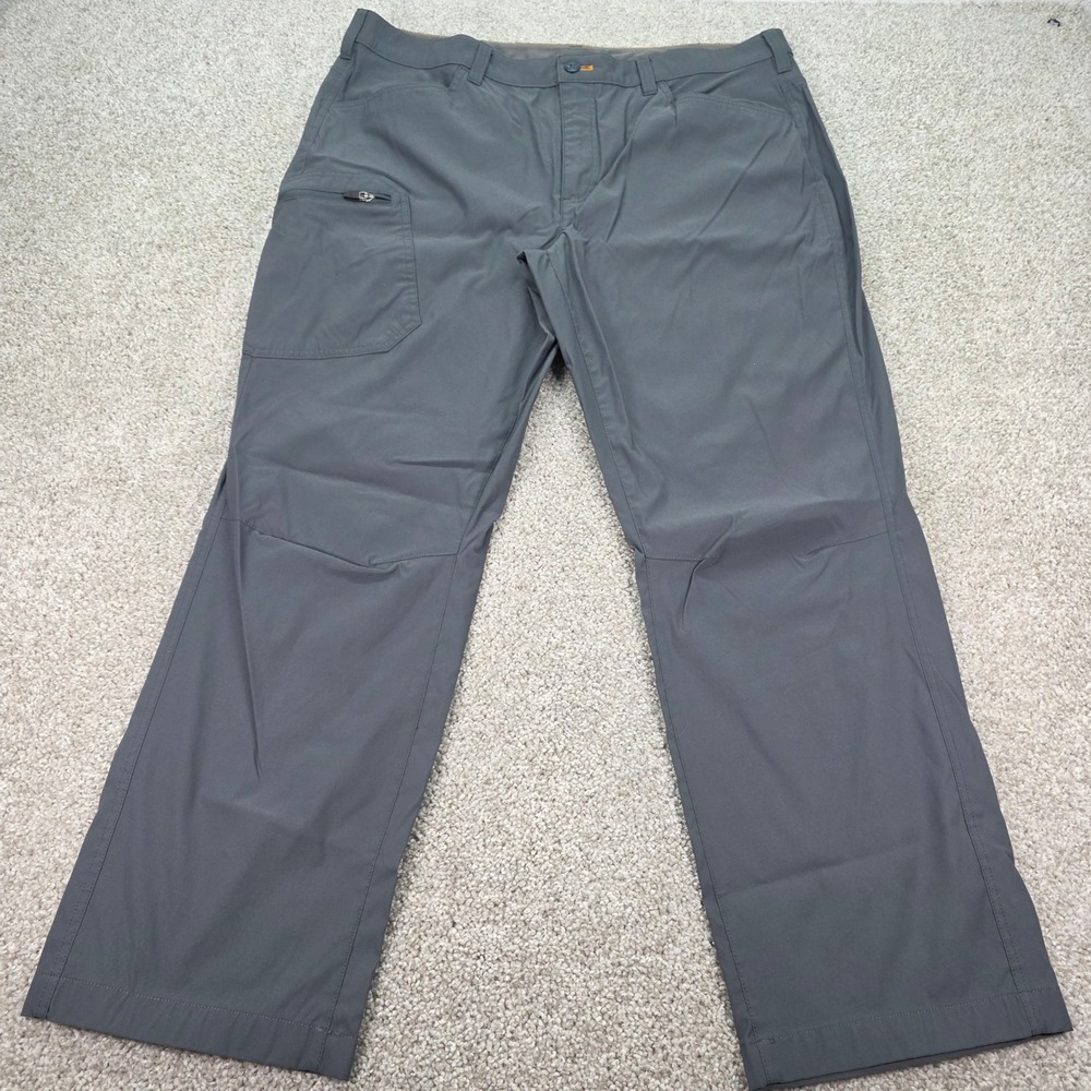 Eddie Bauer First Ascent Guide Pro Pants Mens 40x30 Gray Hiking Outdoor Cargo
